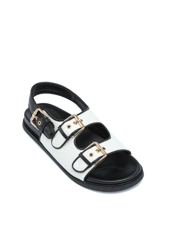 فايور Stylish Multi-Buckle Open-Toe Sandal AJ 013